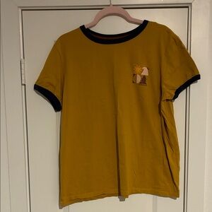 Patagonia Dark Yellow Mustard Ringer Tee